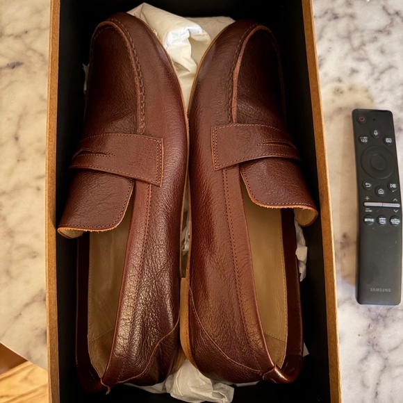 JAMIE HALLER PENNY LOAFER - OXBLOOD - SIZE 39 - Picture 5 of 6